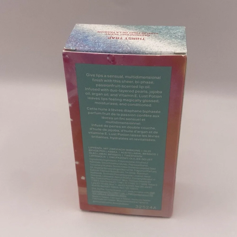 Morphe Lust Potion Bi Phase Lip Oil Gloss THIRST TRAP‎ 3.2mL / 0.11 fl oz NIB